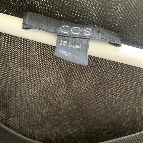 Cos black knitted dress size small - Picture 3 of 10